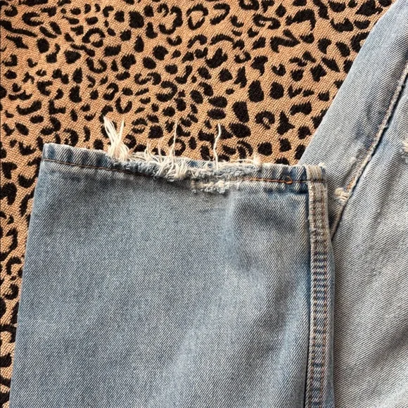 Men's Distressed Levi's Jeans 505 Size 34 x 32 - Picture 8 of 14